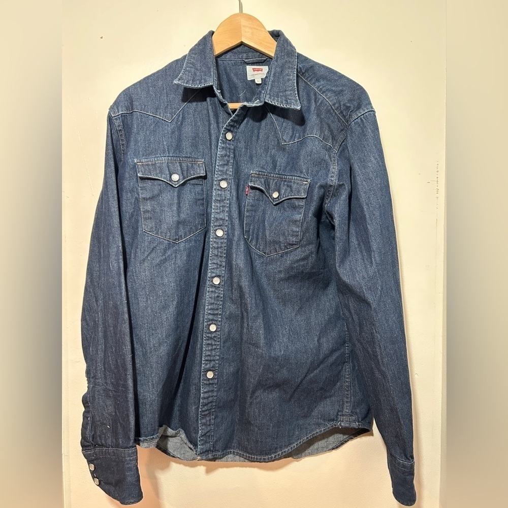 Levi's Classic Blue Denim Shirt